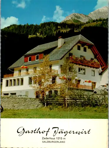 4561 - Salzburg - Zederhaus , Lungau , Gasthof Jägerwirt - nicht gelaufen