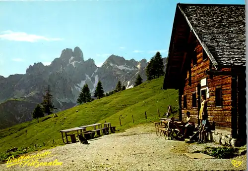 4584 - Salzburg - Filzmoos im Pongau , Jausenststion Sulzenalm , Wallehenhütte , Bischofsmütze - nicht gelaufen