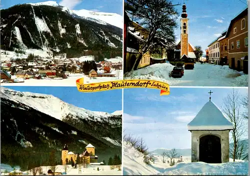 4598 - Salzburg - Mauterndorf gegen Großeck , Marktplatz , Schloß , Evangelikreuz , Stempel unzustellbar - gelaufen