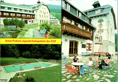 4604 - Salzburg - Moosham bei Tamsweg , Anton Proksch Jugenderholungsheim des ÖGB - gelaufen 1978