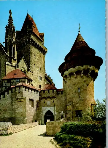 4611 - Niederösterreich - Burg Kreuzenstein , Westseite - nicht gelaufen