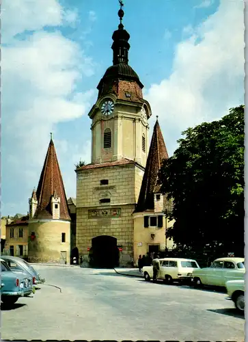 4613 - Niederösterreich - Krems an der Donau , Steiner Tor , 1480 , Auto - nicht gelaufen