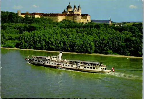 4626 - Niederösterreich - Stift Melk an der Donau , Wachau , Schiff , Dampfer - nicht gelaufen