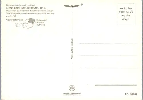 4631 - Niederösterreich - Bad Fischau Brunn , Sommerfrische und Heilbad - nicht gelaufen