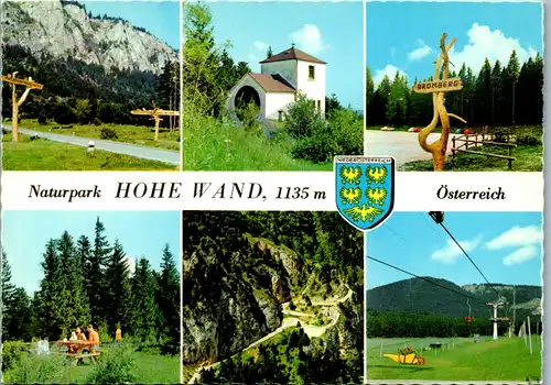 4641 - Niederösterreich - Hohe Wand , Naturpark , Engelbert Dollfuß Kirche , Sessellift - nicht gelaufen