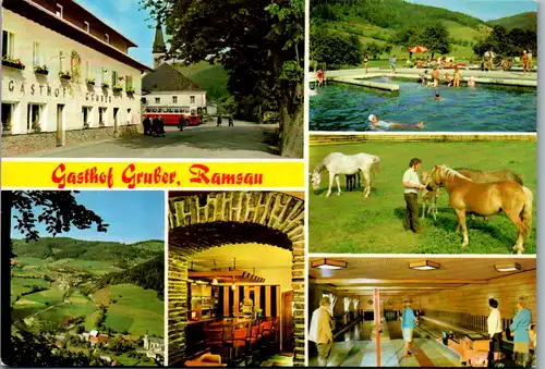 4659 - Niederösterreich - Ramsau bei Hainfeld , Gasthof Pension Gruber - nicht gelaufen