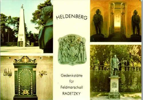 4666 - Niederösterreich - Klein Wetzdorf , Heldenberg , Gedenkstätte Feldmarschall Radetzky , Mausoleum , Obelisk , Gruftplatte , Pargfrieders Grabstätte - nicht gelaufen