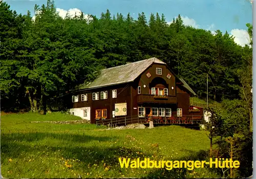 4683 - Niederösterreich - Waldburganger Hütte auf der Bodenwiese am Gahns - gelaufen 1981