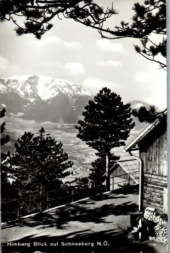 4686 - Niederösterreich - Himberg , Blick auf Schneeberg - gelaufen 1965