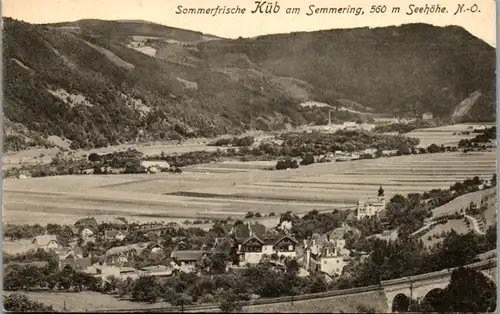 4714 - Niederösterreich - Küb am Semmering , Sommerfrische - nicht gelaufen 1918