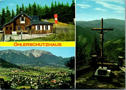 4717 - Niederösterreich , Öhlerschutzhaus am Öhler , Schneeberg , Öhlerkreuz - nicht gelaufen