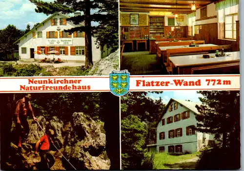 4718 - Niederösterreich , Flatzer Wand , Neunkirchner Naturfreundehaus , Neunkirchen , Kranzstetten - nicht gelaufen