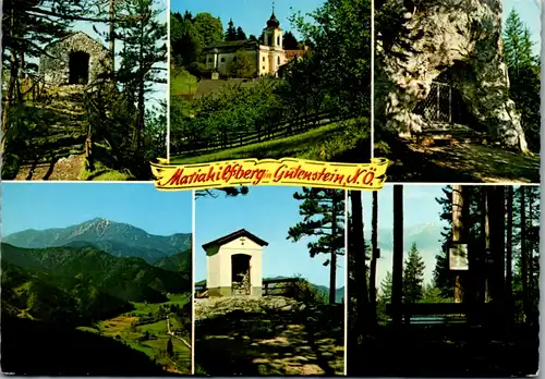 4740 - Niederösterreich , Gutenstein , Mariahilfberg , Siebenväterkapelle , Magdalenen Grotte , Klostertal , Raimundsitz - nicht gelaufen