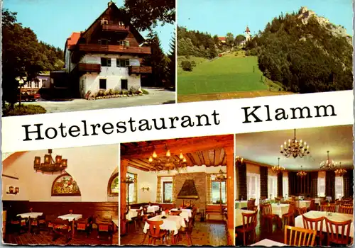 4741 - Niederösterreich , Klamm am Semmering , Hotel Restaurant Klamm - nicht gelaufen