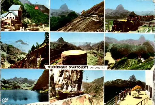 4786 - Frankreich - Teleferique D'Artouste , Artouste , Mehrbildkarte - gelaufen 1965