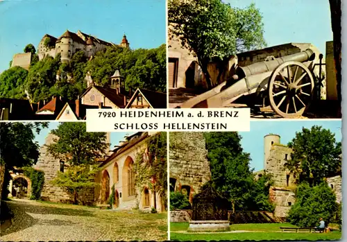 4817 - Deutschland - Heidenheim an der Brenz , Schloss Hellenstein , Mehrbildkarte - gelaufen