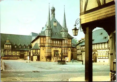 4819 - Deutschland - Wernigerode , Harz , Rathaus , unbekannter Empfänger , Stempel - gelaufen 1981