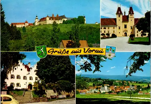 4841  - Steiermark , Vorau , Chorherrenstift , Stiftskirche , Blick gegen Wechsel - gelaufen 1977