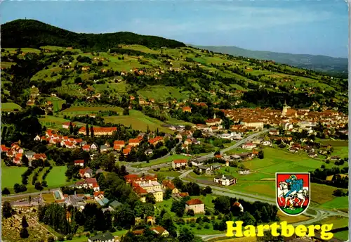 4844  - Steiermark , Hartberg , Panorama , Stempel Zustellbarkeit - gelaufen 1981