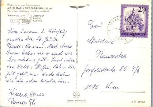 4845  - Steiermark , Maria Fieberbründl , Wallfahrtsort - gelaufen 1976