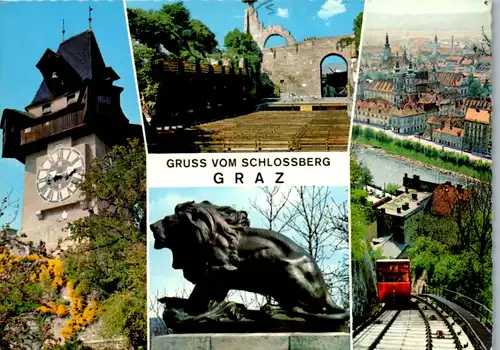 4853  - Steiermark , Graz , Schloßberg - gelaufen 1976