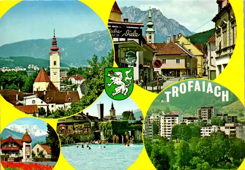 4877  - Steiermark , Trofaiach , Mehrbildkarte - gelaufen 1984