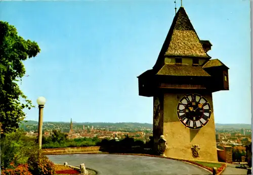 4878  - Steiermark , Graz , Uhrturm auf dem Schloßberg - nicht gelaufen
