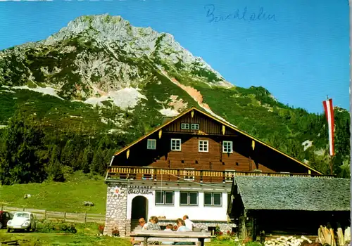 4914  - Steiermark , Ramsau , Hachau , Alpengasthof Bachlalm , Dachsteingebiet , F. u. R. Steiner , Röthelstein - nicht gelaufen