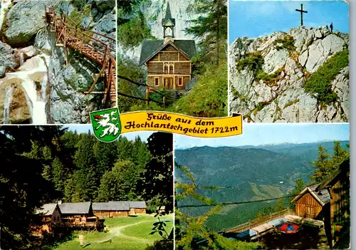 4918  - Steiermark , Teichalm , Hochlantsch , Bärenschützklamm , Wallfahrtskirche , Hochlantschgipfel , Gasthaus Zum guten Hirten , Steirischer Jockl - gelaufen 1983