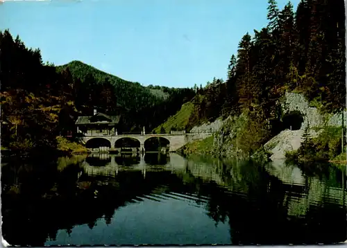 4935  - Steiermark , Mariazell , Walster , Hubertussee mit Klause und Straßentunnel - nicht gelaufen