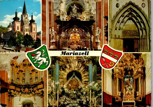 4938  - Steiermark , Mariazell , Wallfahrtskirche , Basilika , Gnadenkapelle , Hochaltar , Gnadenstatue - nicht gelaufen