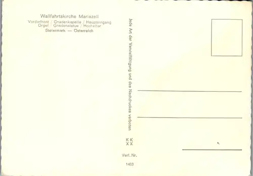 4938  - Steiermark , Mariazell , Wallfahrtskirche , Basilika , Gnadenkapelle , Hochaltar , Gnadenstatue - nicht gelaufen