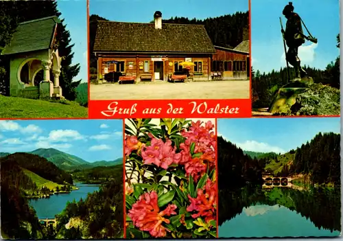 4946  - Steiermark , Mariazell , Walster , Hubertussee , Almrausch , Gasthaus Maderthoner , Kaiser Franz Josef Denkmal - nicht gelaufen