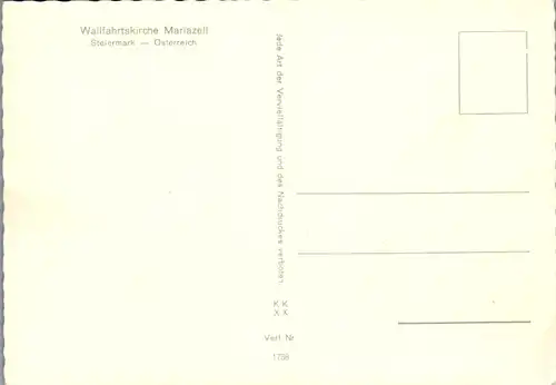 4954  - Steiermark , Mariazell , Wallfahrtskirche - nicht gelaufen