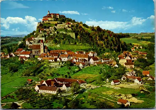 4958  - Steiermark , Riegersburg , Panorama - gelaufen 1965