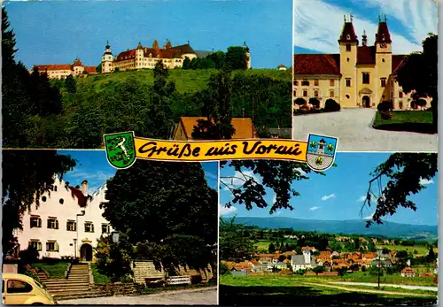 4965  - Steiermark , Vorau , Chorherrenstift , Stiftskirche , Blick gegen Wechsel - gelaufen 1981