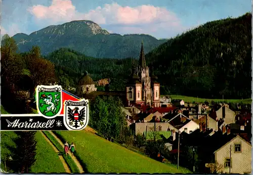 4970  - Steiermark , Mariazell mit Tonion - gelaufen 1968