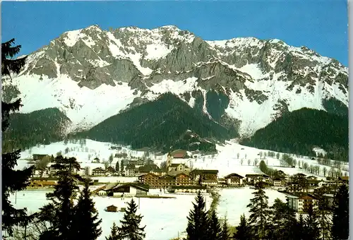 4980  - Steiermark , Ramsau am Dachstein gegen die Scheichenspitze - gelaufen 1982