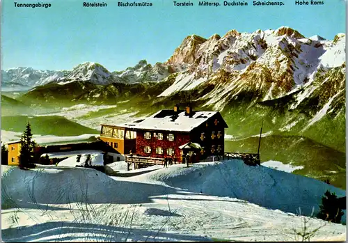 4981  - Steiermark , Haus im Ennstal , Krummholz Hütte , A. u. W. Snehotta - gelaufen 1983