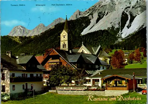 4984  - Steiermark , Ramsau am Dachstein , Gasthof Pehab , Kirchenwirt - gelaufen 1979