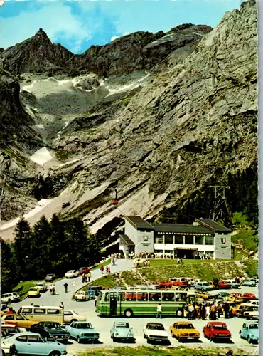 4992  - Steiermark , Ramsau , Dachstein Südwand , Südwandbahn , Talstation , Auto , Bus - gelaufen