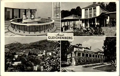 5004  - Steiermark , Bad Gleichenberg , Kurmittelhaus , Kurhotel , Brunnen - gelaufen 1960