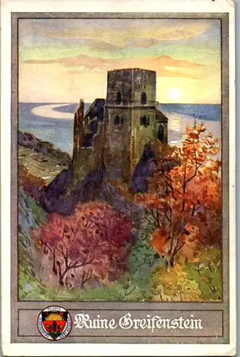 5067  - Niederösterreich , Ruine Greifenstein - gelaufen 1911