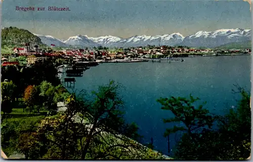 5069  - Vorarlberg , Bregen zur Blütezeit , Zensuriert , K. u. K. Zensurstelle 326 , Feldpost - gelaufen 1918