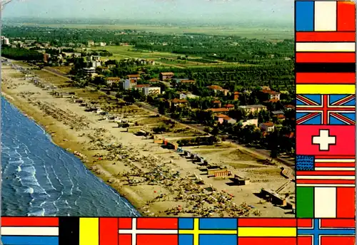 5086 Italien - Cervia , Panorama - gelaufen 1966