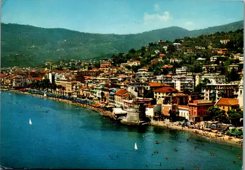 5094 Italien - Alassio , Panorama - gelaufen 1983