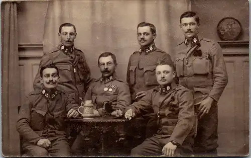 5103  - Aufnahme Gruppe Soldaten v. 1917 , Fritz Kölblinger , 1. WK