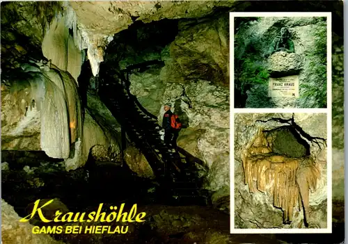 5121  - Steiermark , Gams bei Hieflau , Kraushöhle , Gipskristallhöhle - nicht gelaufen