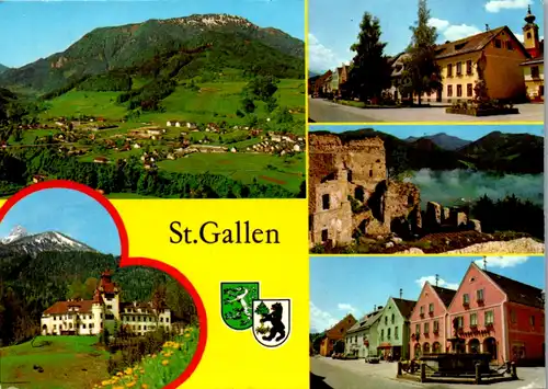 5134  - Steiermark , St. Gallen , Sommerfrische , Mehrbildkarte - gelaufen