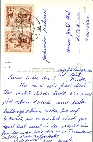 5150  - Steiermark , Frein an der Mürz , Partie beim toten Weib , Windmauer - gelaufen 1958